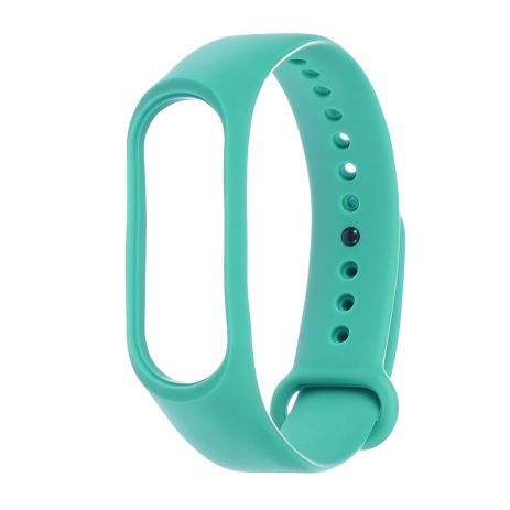 Ремешок силиконовый для Xiaomi Mi Band 3/ 4 № 11 бирюзовый