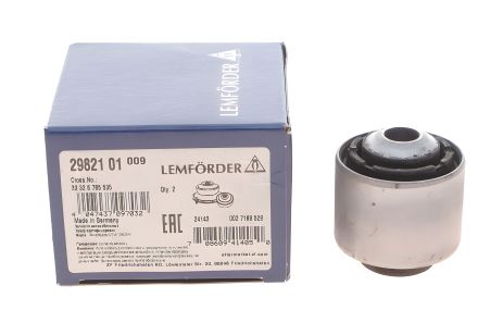 LEMFORDER (2982101) сайлентблок рычага для BMW 1