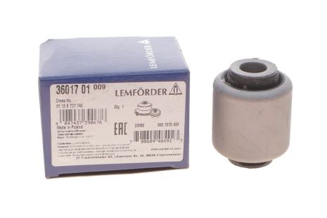 Сайлентблок важіля BMW 5(F10, F07, F11) 7(F01,F02,F03,F04) 08- передн. міст, низ , LEMFORDER (3601701) Сайлентблок важіля BMW 5(F10, F07, F11) 7(F01,F02,F03,F04) 08- передн. міст, низ , LEMFORDER (3601701)
