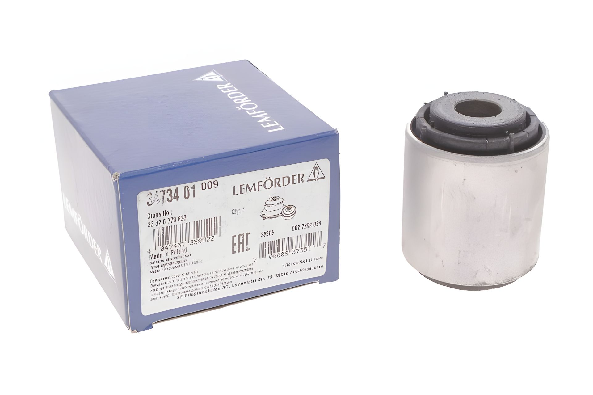 Сайлентблок важеля для BMW X6 від LEMFORDER (3473401) Сайлентблок важеля для BMW X6 від LEMFORDER (3473401)