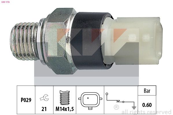 Датчик тиску оливи FIAT TALENTO, MERCEDES-BENZ MARCO, INFINITI Q30, KW (500178) Датчик тиску оливи FIAT TALENTO, MERCEDES-BENZ MARCO, INFINITI Q30, KW (500178)
