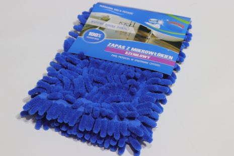 Запаска на швабру з мікрофібри локшина Tadar 8928/blue
