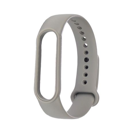 Силіконовий ремінець для Xiaomi Mi Band 5, 6, колір № 10, сірий