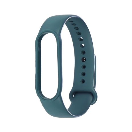 Ремінець силіконовий для Xiaomi Mi Band 5, 6, колір №15, темно-бірюзовий
