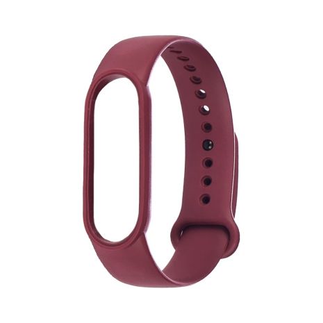 Ремінець силіконовий для Xiaomi Mi Band 5, 6, колір № 06, бронзово-фіолетовий Ремінець силіконовий для Xiaomi Mi Band 5, 6, колір № 06, бронзово-фіолетовий