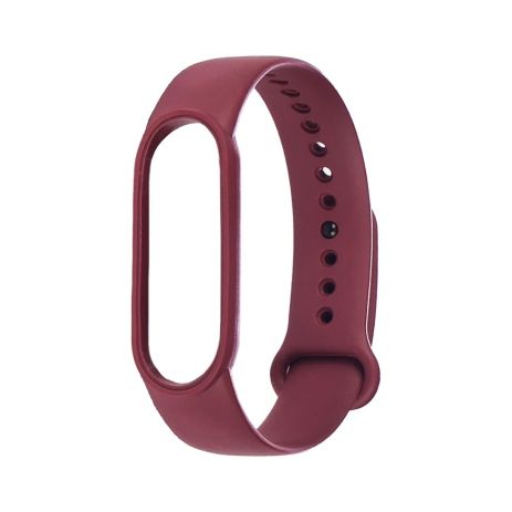 Ремінець силіконовий для Xiaomi Mi Band 5, 6, колір № 06, бронзово-фіолетовий
