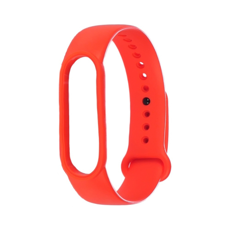 Силіконовий ремінець для Xiaomi Mi Band 5/ 6 колір № 03 помаранчевий Силіконовий ремінець для Xiaomi Mi Band 5/ 6 колір № 03 помаранчевий