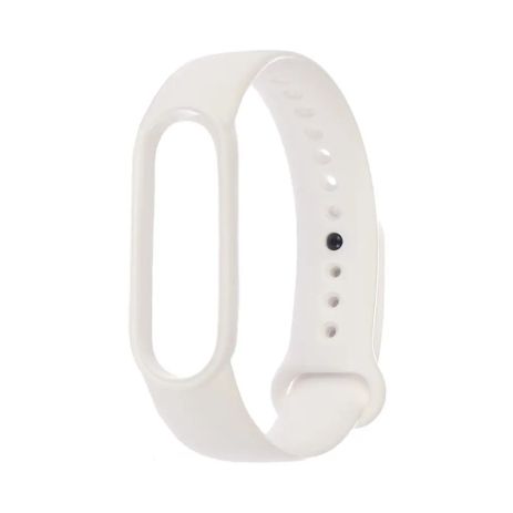 Силіконовий ремінець для Xiaomi Mi Band 5, 6, колір № 02, білий