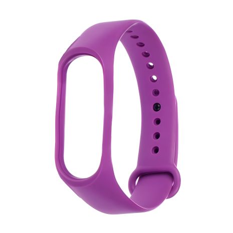 Силіконовий ремінець для Xiaomi Mi Band 3, 4, № 20, темно-фіолетовий Силіконовий ремінець для Xiaomi Mi Band 3, 4, № 20, темно-фіолетовий