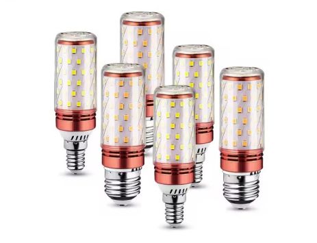Светодиодная Led лампа 15w ватт на 220v вольт E27 Желтый
