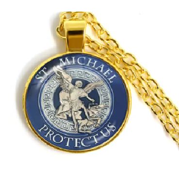 Кулон святой Архангел Михаил защити меня Святой щит подвеска амулет оберег 2 цвета