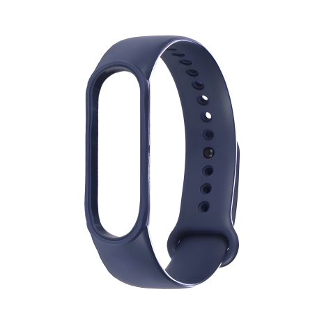 Темно-синій силіконовий ремінець для Xiaomi Mi Band 5, 6, колір № 05 Темно-синій силіконовий ремінець для Xiaomi Mi Band 5, 6, колір № 05