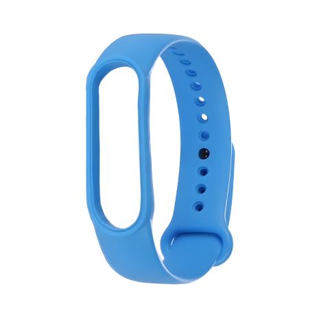 Силіконовий ремінець колір №14 для Xiaomi Mi Band 5, 6, світло-блакитний Силіконовий ремінець колір №14 для Xiaomi Mi Band 5, 6, світло-блакитний