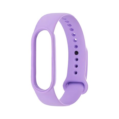 Силіконовий ремінець для Xiaomi Mi Band 5, 6, лавандовий, колір № 20