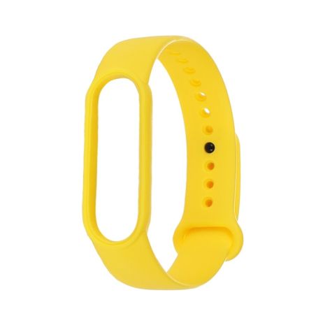 Ремінець силіконовий для Xiaomi Mi Band 5, 6, колір № 21, жовтий Ремінець силіконовий для Xiaomi Mi Band 5, 6, колір № 21, жовтий