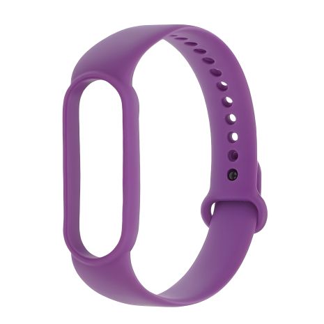 Силіконовий ремінець для Xiaomi Mi Band 5, 6, колір №25 - світло-фіолетовий Силіконовий ремінець для Xiaomi Mi Band 5, 6, колір №25 - світло-фіолетовий