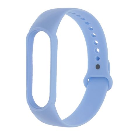Ремешок силиконовый для Xiaomi Mi Band 5/ 6 цвет № 27 синий