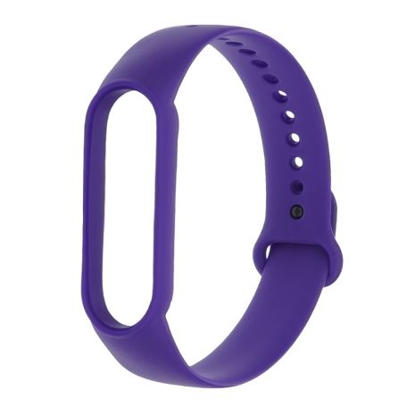 Ремінець силіконовий для Xiaomi Mi Band 5, 6, колір №26, темно-фіолетовий Ремінець силіконовий для Xiaomi Mi Band 5, 6, колір №26, темно-фіолетовий