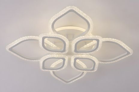 Люстра светодиодная IS K38876-4+4+1 Белая