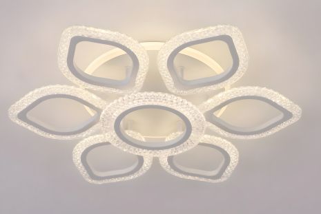 Светодиодная люстра IS K38876-6-6+1 WT