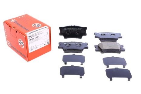 Комплект тормозных колодок DAIHATSU ALTIS, LEXUS ES, TOYOTA CAMRY, ZIMMERMANN (243381551) Комплект тормозных колодок DAIHATSU ALTIS, LEXUS ES, TOYOTA CAMRY, ZIMMERMANN (243381551)