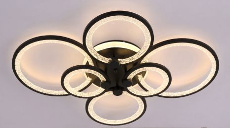 Світлодіодна люстра IS K39556-2+2+2 TL BK