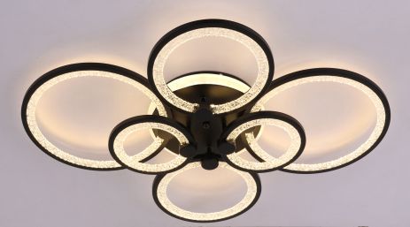 Люстра світлодіодна V K39556-2+2+2 TL BK