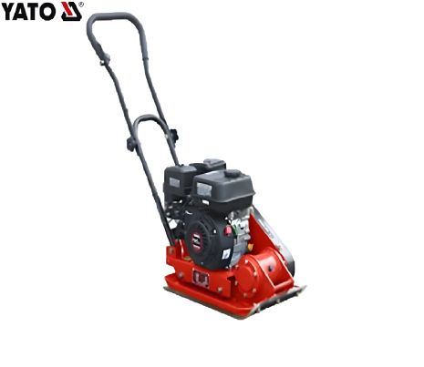 Вібраційне трамбування 6,5 к.с. бензинове двигун - 5600 кіл/хв, хід-41 см/с, глиб. ущільн - 25 см Yato YT-84835