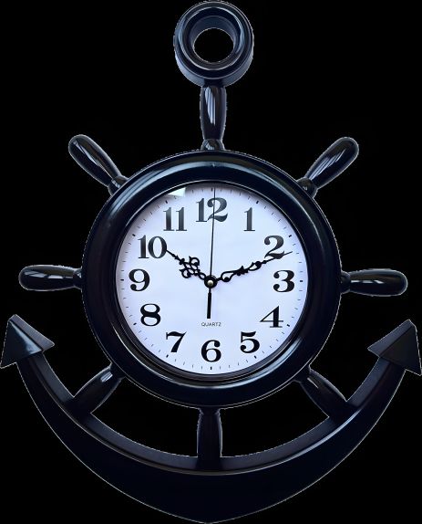 Настінний годинник "Морський Якір" (50х38 см) QUARTZ