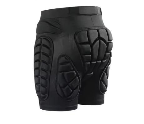 Мотоциклетні шорти з настегенними вставками 2xl чорні