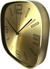 Настінний годинник Безшумний Металевий (30 см) OH-121-Br QUARTZ золотистий