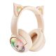 Onikuma Cat Ear Bluetooth Wireless Gaming Headset B5, BT5.3, AUX, 1000mAh, Type-C, 55H, RGB, ivory навушники Onikuma Cat Ear Bluetooth Wireless Gaming Headset B5, BT5.3, AUX, 1000mAh, Type-C, 55H, RGB, ivory навушники