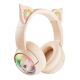 Навушники Onikuma Cat Ear Bluetooth Wireless Gaming Headset B5, BT5.3, AUX, 1000mAh, Type-C, 55H, RGB, ivory Навушники Onikuma Cat Ear Bluetooth Wireless Gaming Headset B5, BT5.3, AUX, 1000mAh, Type-C, 55H, RGB, ivory