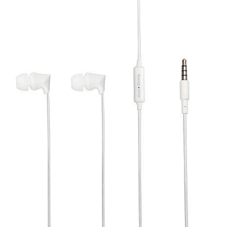 Дротові навушники KONI strong with mic KS-341, 3.5mm, 1.2m, білі Дротові навушники KONI strong with mic KS-341, 3.5mm, 1.2m, білі