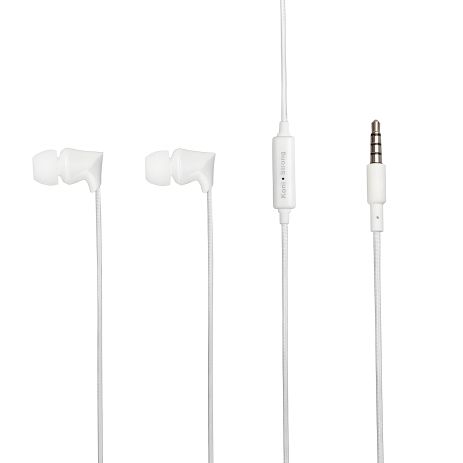 Дротові навушники KONI strong with mic KS-341, 3.5mm, 1.2m, білі Дротові навушники KONI strong with mic KS-341, 3.5mm, 1.2m, білі