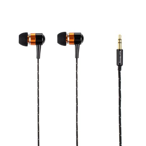 Дротові навушники KONI strong with mic KS-132, 3.5mm, 1.2m, black Дротові навушники KONI strong with mic KS-132, 3.5mm, 1.2m, black