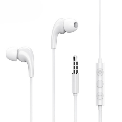 Навушники REMAX Music Call Wired RW-108 white Навушники REMAX Music Call Wired RW-108 white