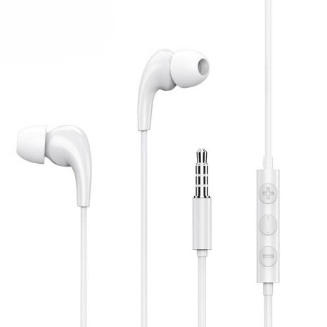 Дротові навушники REMAX Music Call Wired RW-108, 3.5mm, 1.2m, white Дротові навушники REMAX Music Call Wired RW-108, 3.5mm, 1.2m, white
