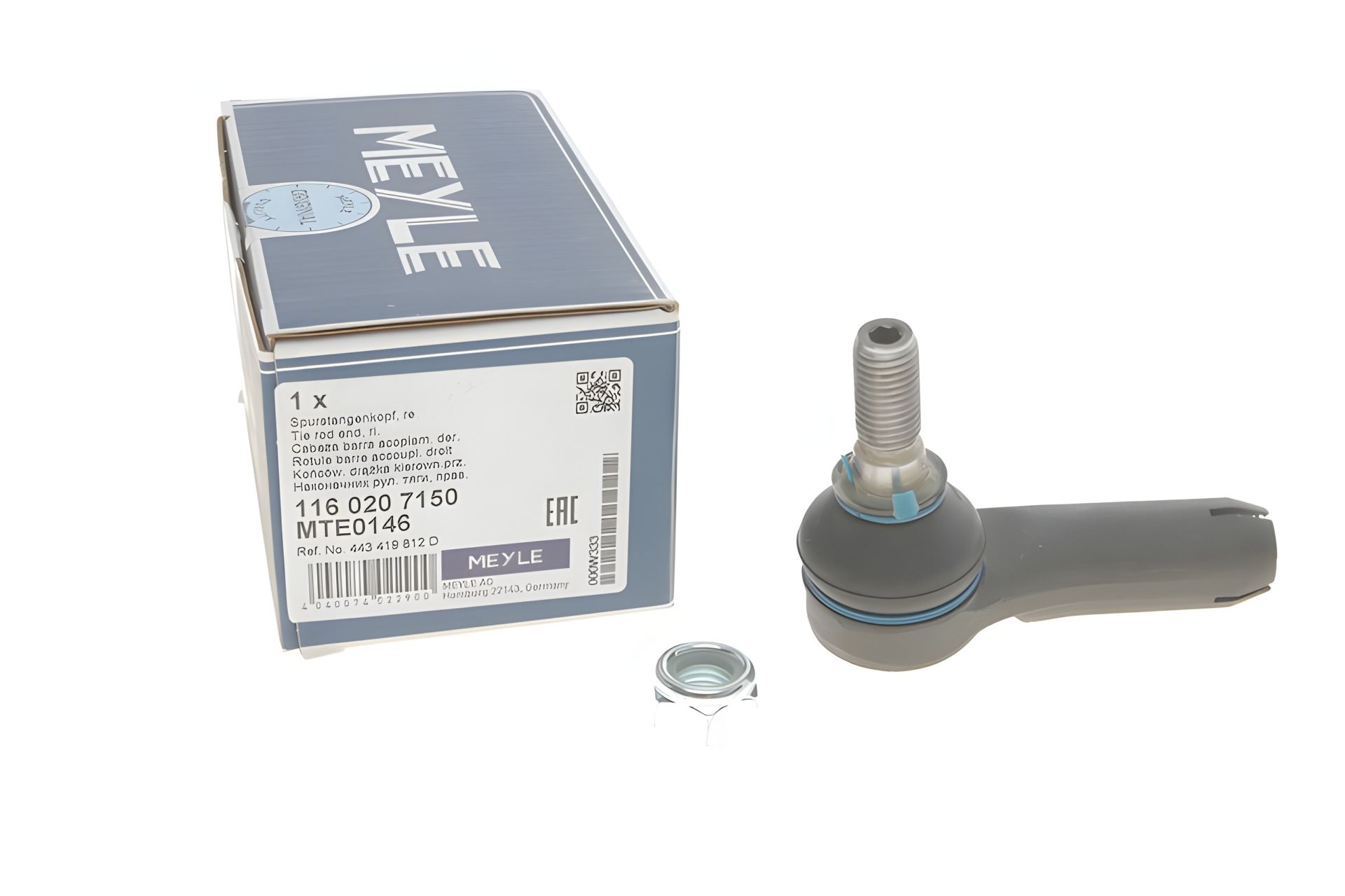 Рулевой наконечник для AUDI A6, MEYLE (1160207150) Рулевой наконечник для AUDI A6, MEYLE (1160207150)