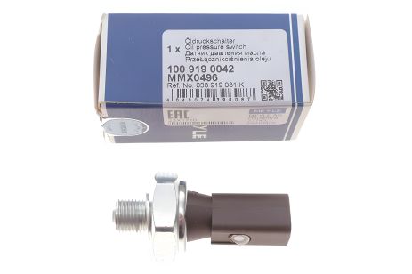 Датчик тиску оливи SKODA OCTAVIA, AUDI A3, VW PASSAT, MEYLE (1009190042)