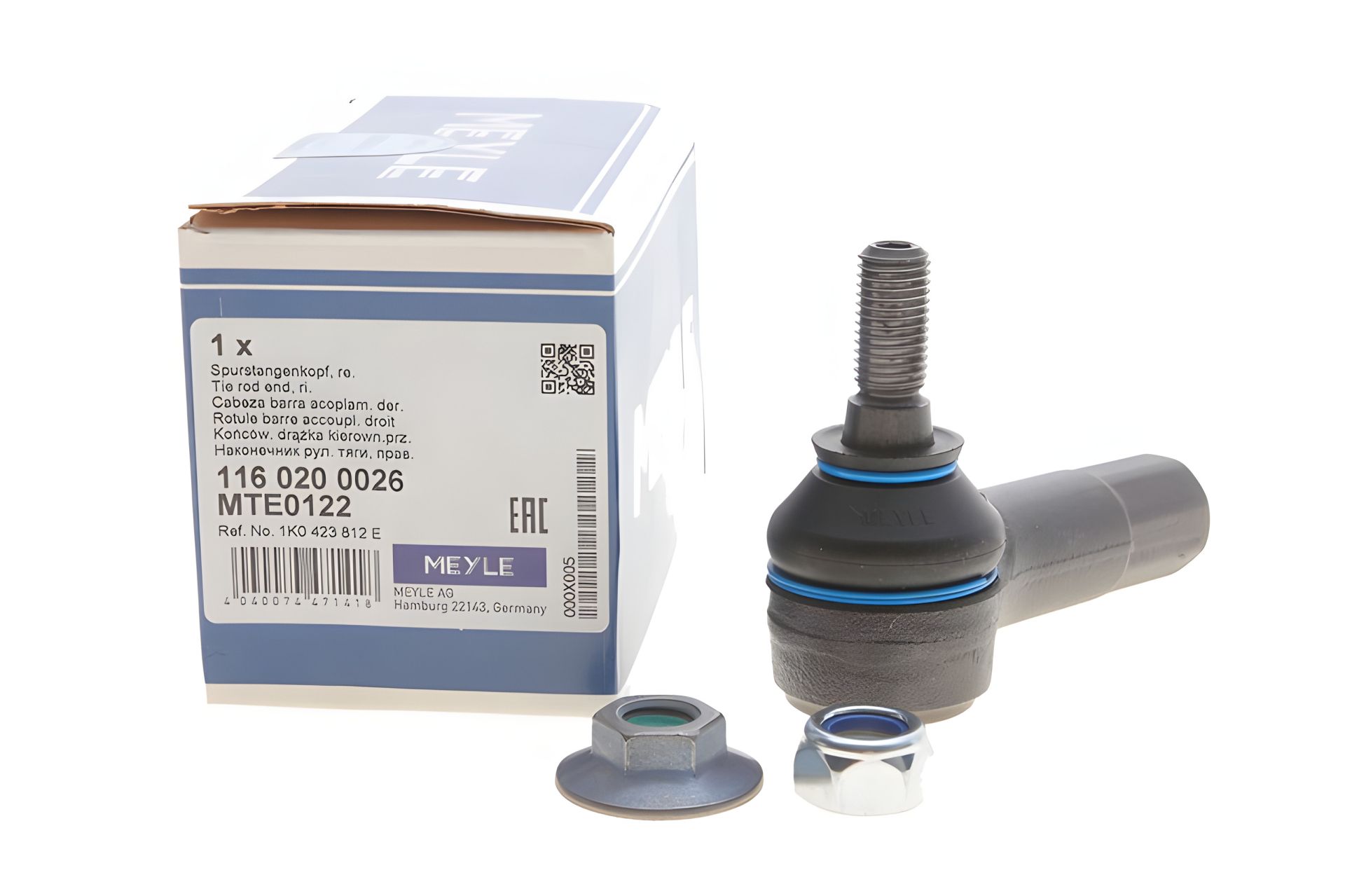 Рульовий накінечник Seat Leon, Audi A3, VW Golf, MEYLE (1160200026) Рульовий накінечник Seat Leon, Audi A3, VW Golf, MEYLE (1160200026)