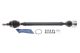 Вал приводной, полуось SEAT LEON, VW GOLF, SKODA OCTAVIA, MEYLE (1004980715)