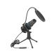 Мікрофон USB, ігровий, RGB, Condensador Wire Gaming Mic for Podcast Recording Studio, Streaming, Laptop, Desktop PC, 1.6m, Black Мікрофон USB, ігровий, RGB, Condensador Wire Gaming Mic for Podcast Recording Studio, Streaming, Laptop, Desktop PC, 1.6m, Black
