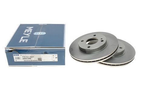 Гальмівний диск для моделей FORD FIESTA і KA+, MEYLE (7155210027) Гальмівний диск для моделей FORD FIESTA і KA+, MEYLE (7155210027)