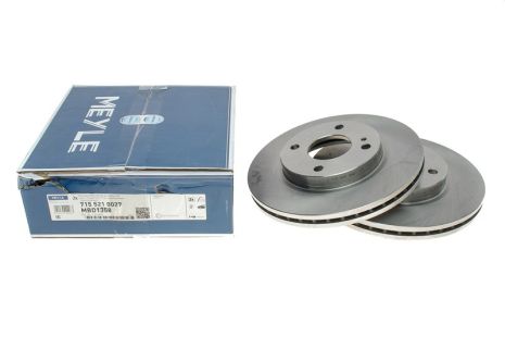 Диск тормозной FORD FIESTA, FORD KA+, MEYLE (7155210027) Диск тормозной FORD FIESTA, FORD KA+, MEYLE (7155210027)