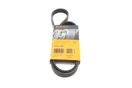 Полікліновий ремінь NISSAN LIVINA, RENAULT SCÉNIC, CONTITECH (5PK1100)