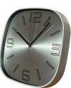 Настінний годинник Безшумний Металевий (30 см) OH-121-G QUARTZ сріблястий
