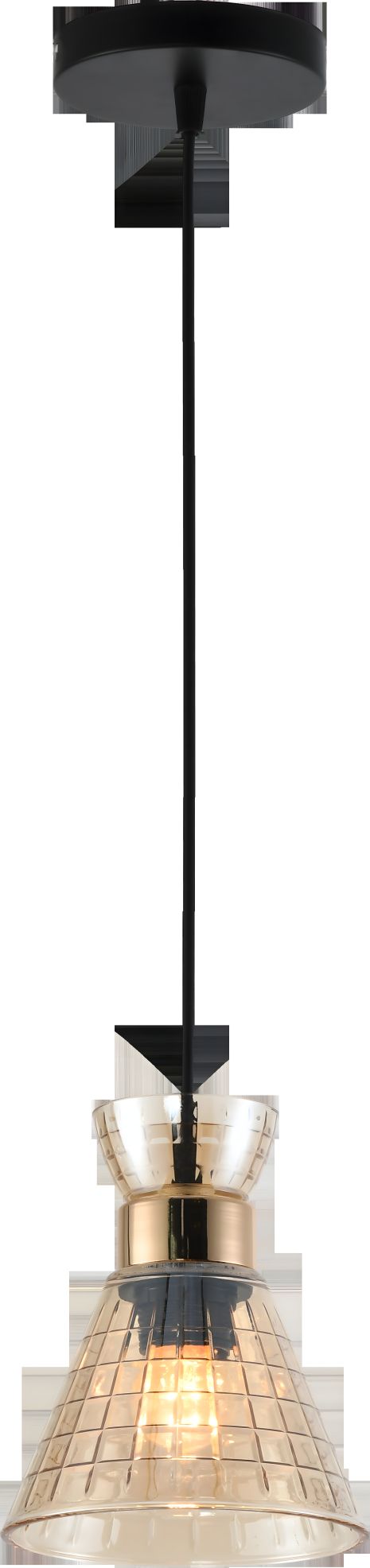 Подвесная LED люстра IS XA3334-1 BK+FGD