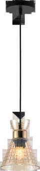 Люстра подвесная INTEREES IS XA3334-1 BK+FGD