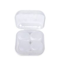 Беруші силіконові BSCW4C, м'які, формувальні, набір 4 шт в білому футлярі